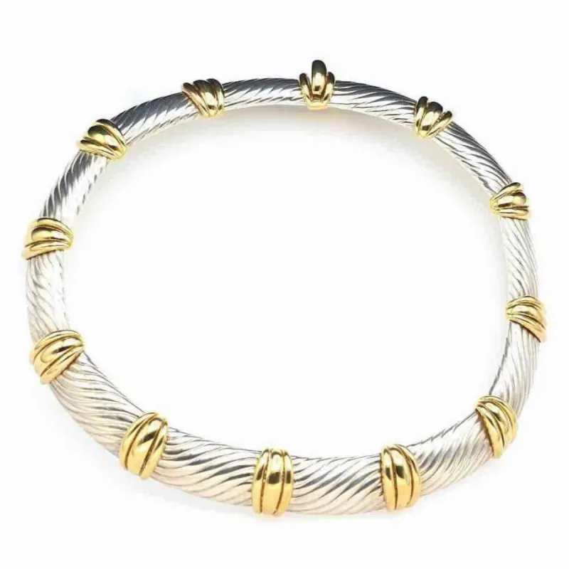 Collier OJ Perrin en argent et or jaune sold by 58 Facettes