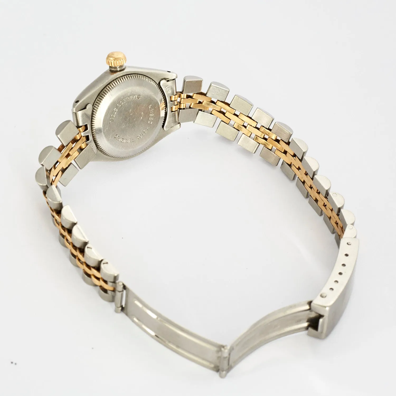 ROLEX - Montre Oyster Perpetual or jaune et acier sold by 58 Facettes product image thumbnail 5