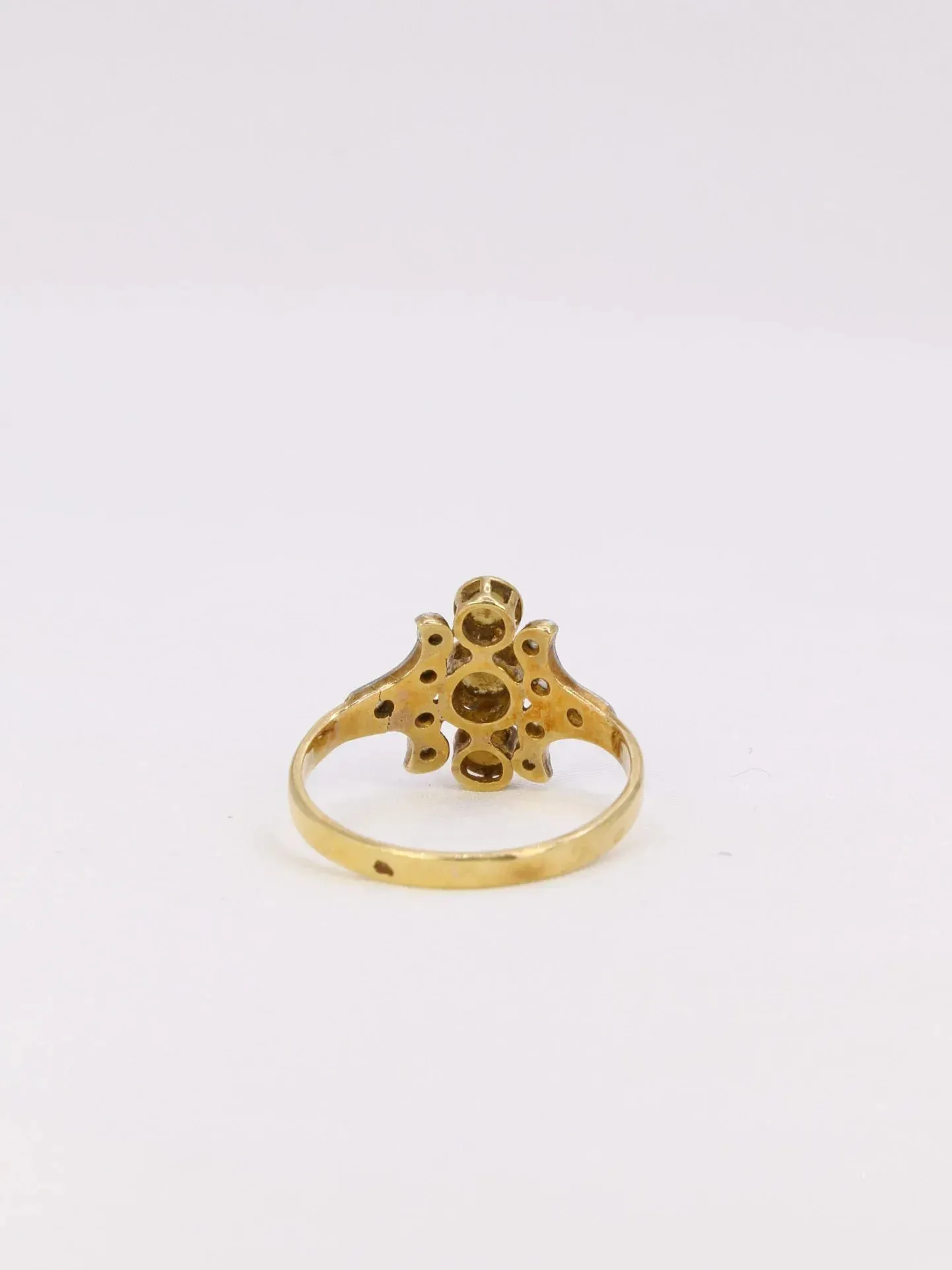 Bague Art Nouveau perles diamants sold by 58 Facettes product image thumbnail 5