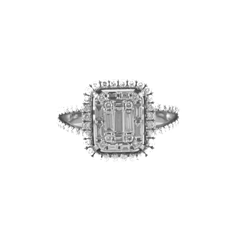 Bague Or gris et Diamants sold by 58 Facettes