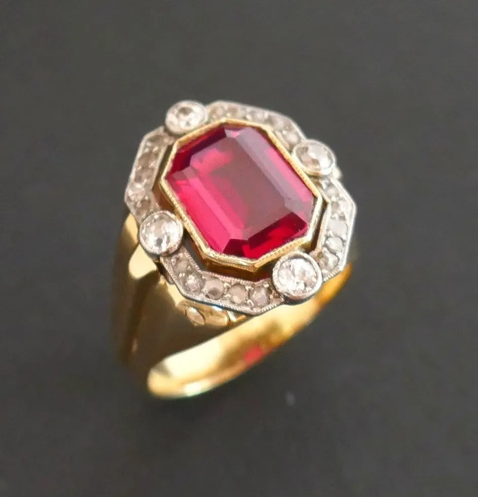 Bague chevalière Tank Diamants, Or sold by 58 Facettes product image thumbnail 4