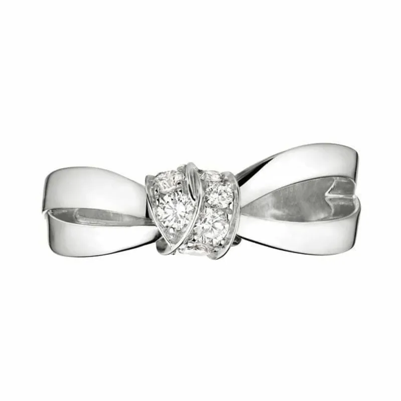 CHAUMET - Bague "Liens" Or blanc Diamants sold by 58 Facettes
