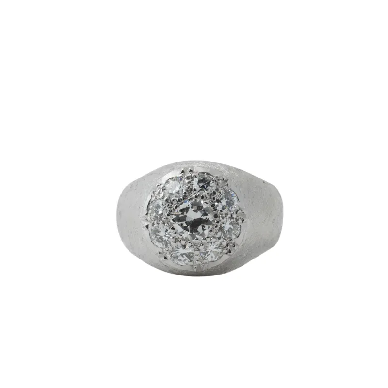Bague jonc diamants sold by 58 Facettes