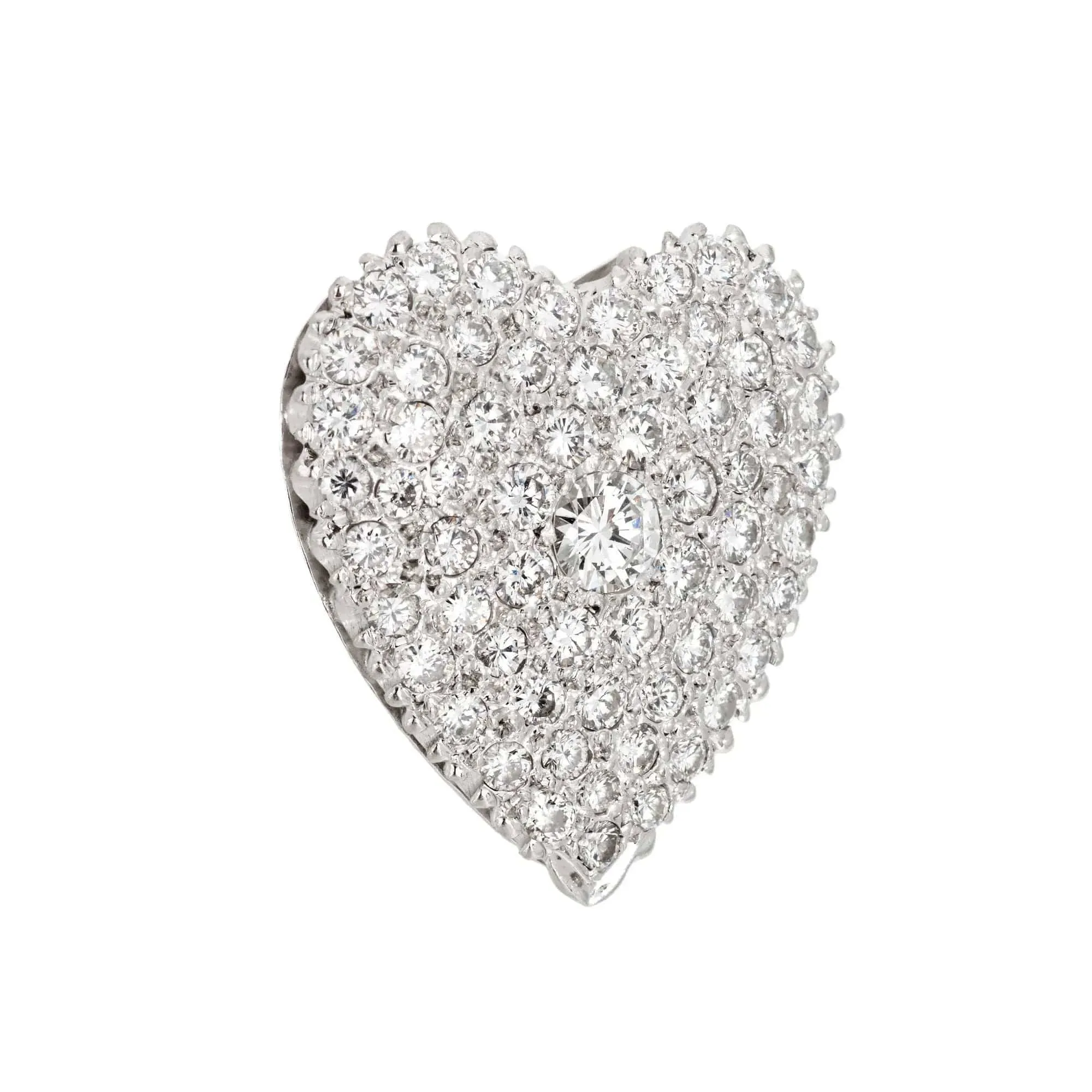 Pendentif Coeur Diamants 2ct sold by 58 Facettes product image thumbnail 2