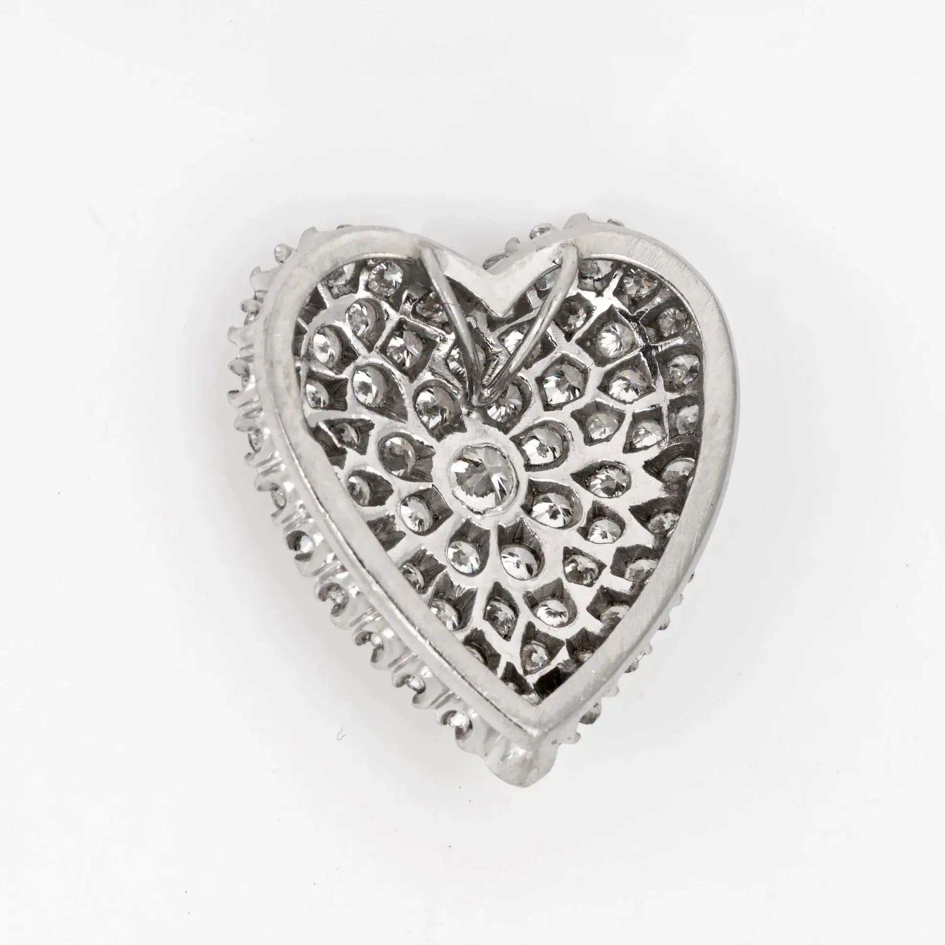 Pendentif Coeur Diamants 2ct sold by 58 Facettes product image thumbnail 3