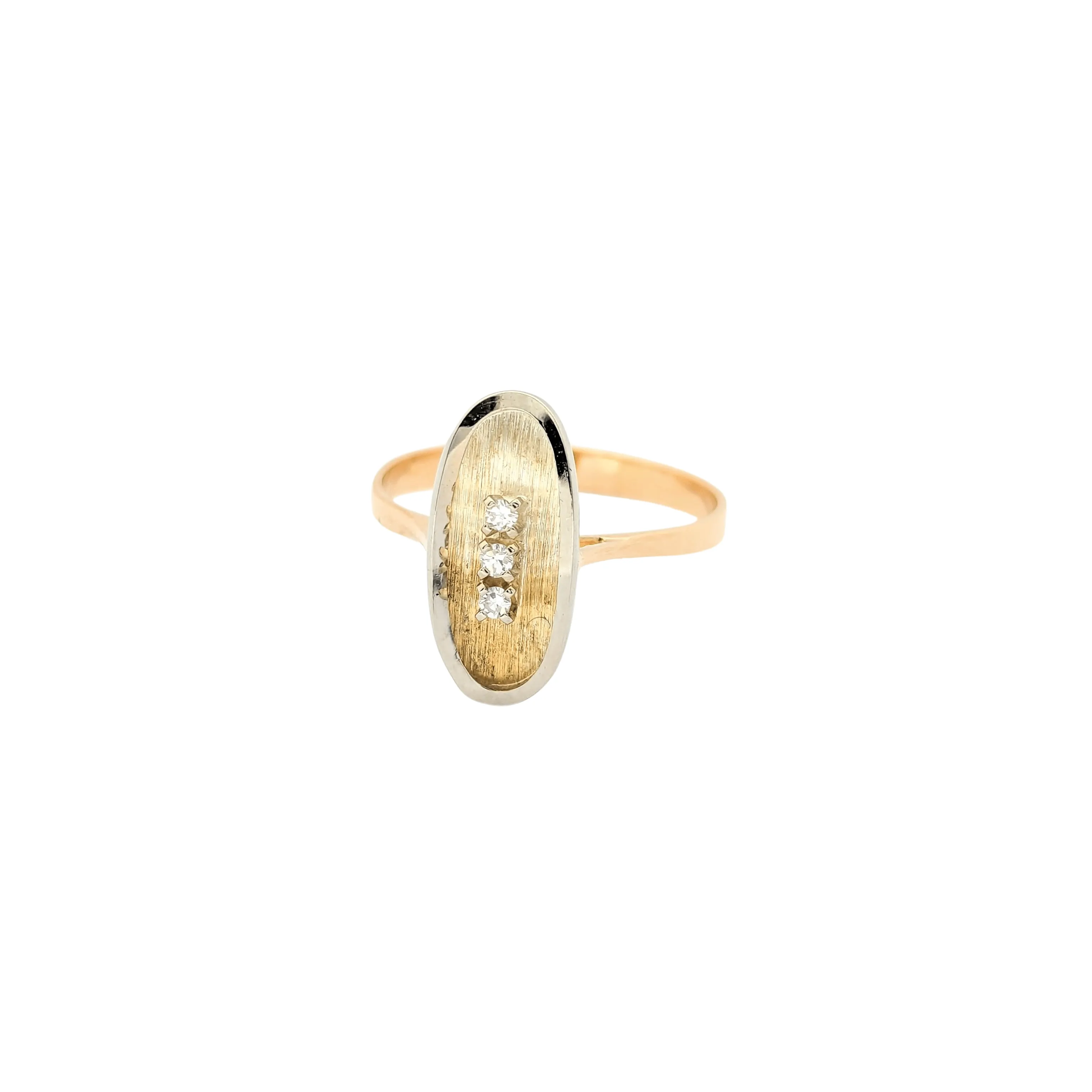 Bague en or jaune et diamants sold by 58 Facettes