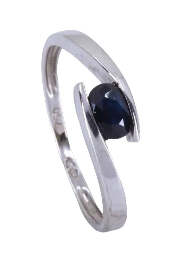 BAGUE MODERNE SAPHIR sold by 58 Facettes product image thumbnail 4