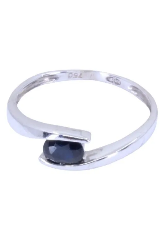 BAGUE MODERNE SAPHIR sold by 58 Facettes