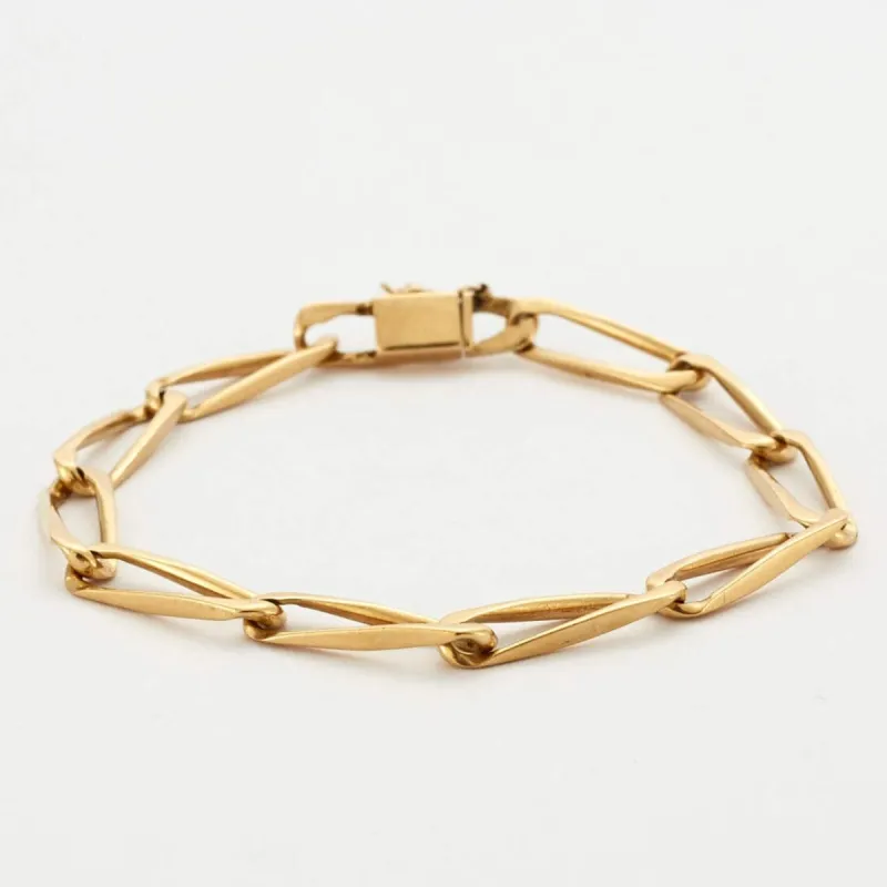 CARTIER - Bracelet or jaune à maille cheval sold by 58 Facettes