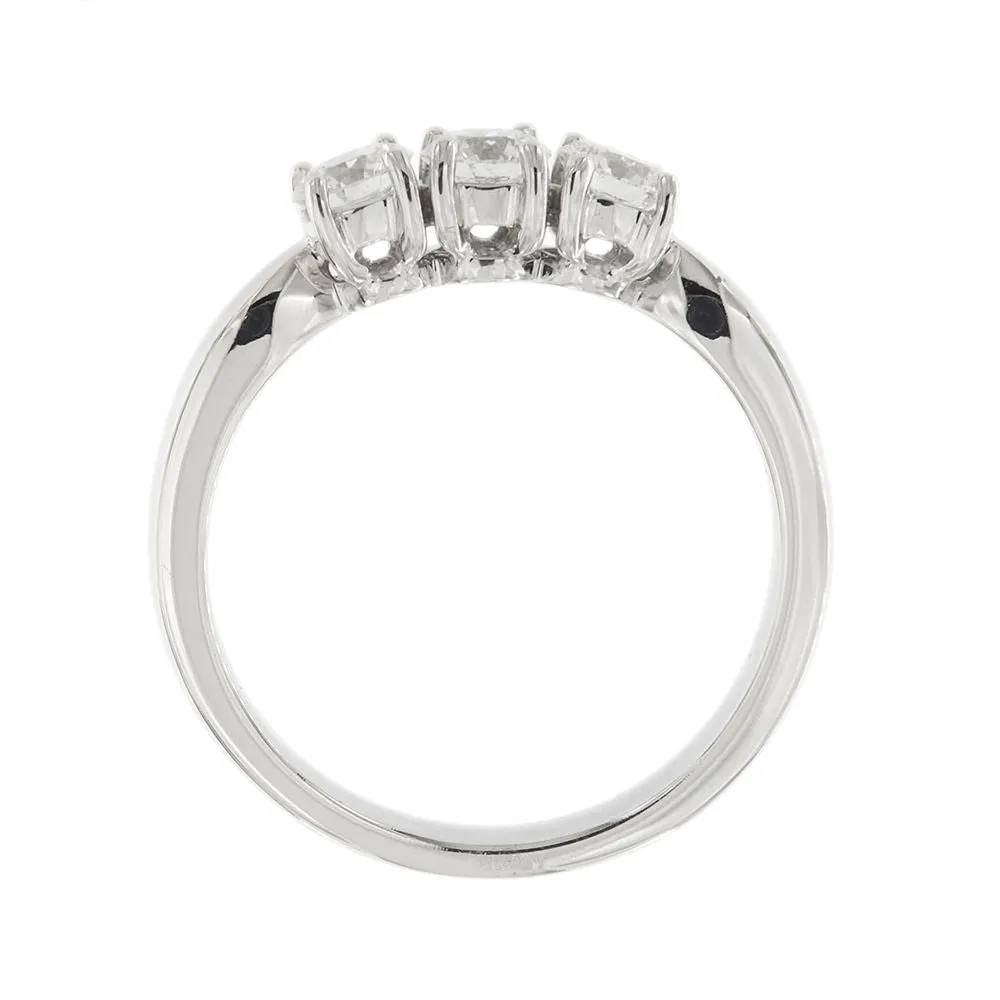 Bague trilogie diamants 0,70 ct sold by 58 Facettes product image thumbnail 3