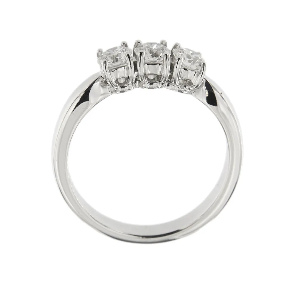 Bague trilogie diamants 0,70 ct sold by 58 Facettes product image thumbnail 2