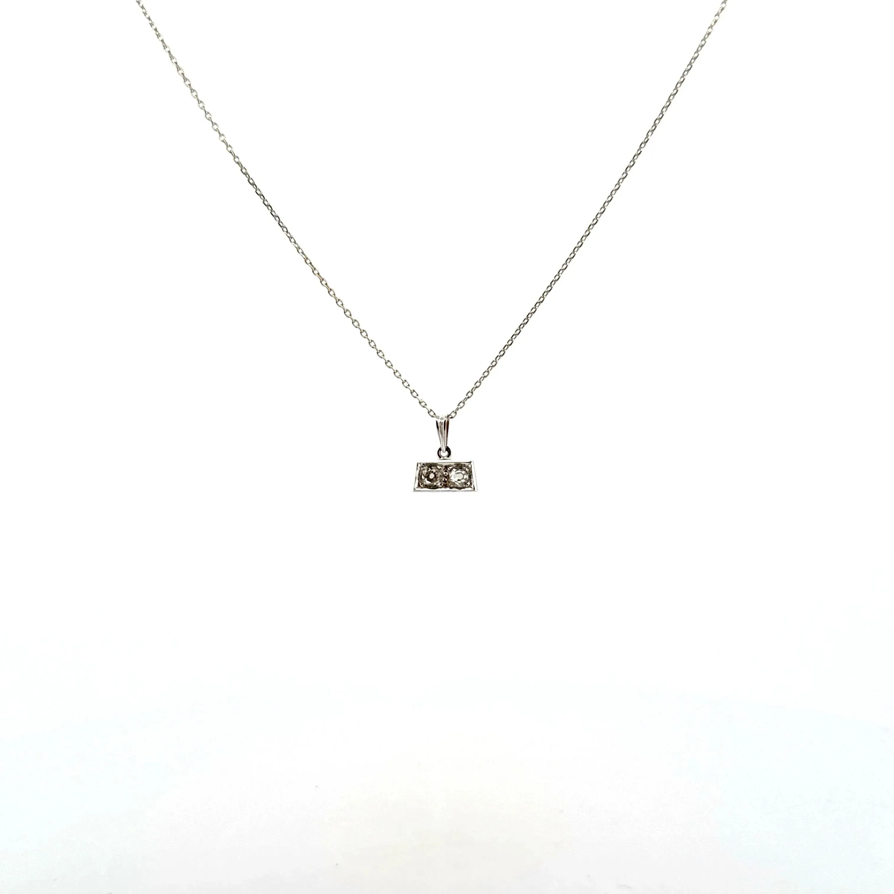 Collier Or blanc 18k & Diamants sold by 58 Facettes product image thumbnail 3