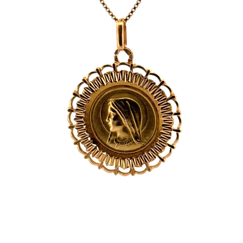 Médaille Or Jaune Marie sold by 58 Facettes