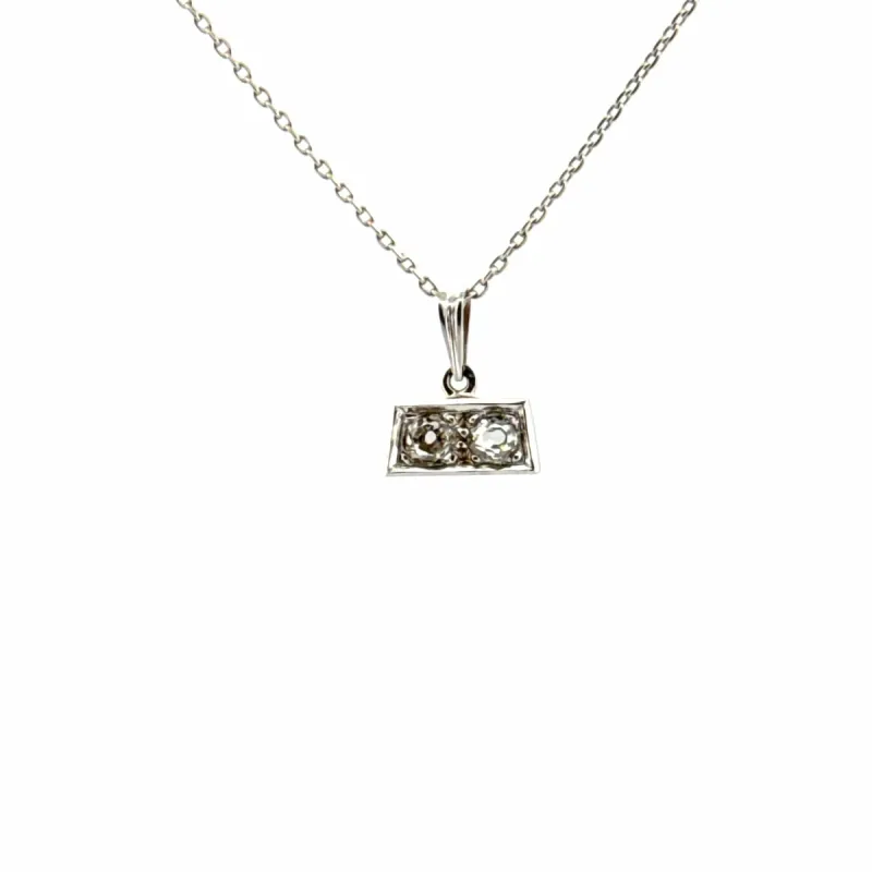 Collier Or blanc 18k & Diamants sold by 58 Facettes