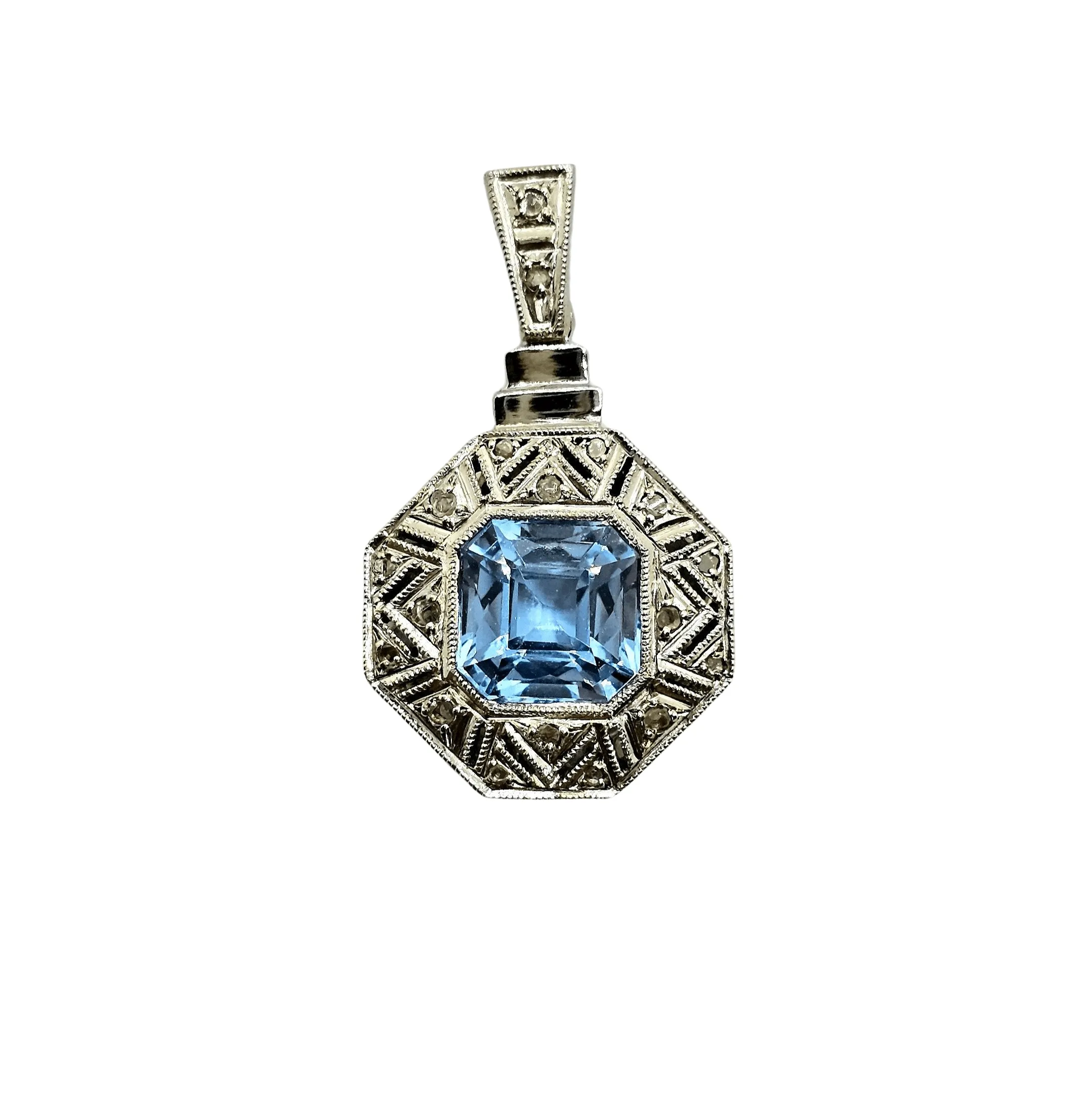 Pendentif Art Déco or et platine sold by 58 Facettes