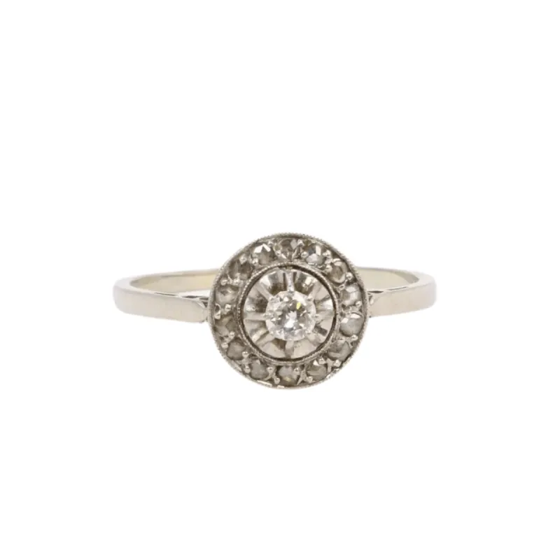 Bague Belle  Époque diamants taille ancienne 0,15 ct sold by 58 Facettes