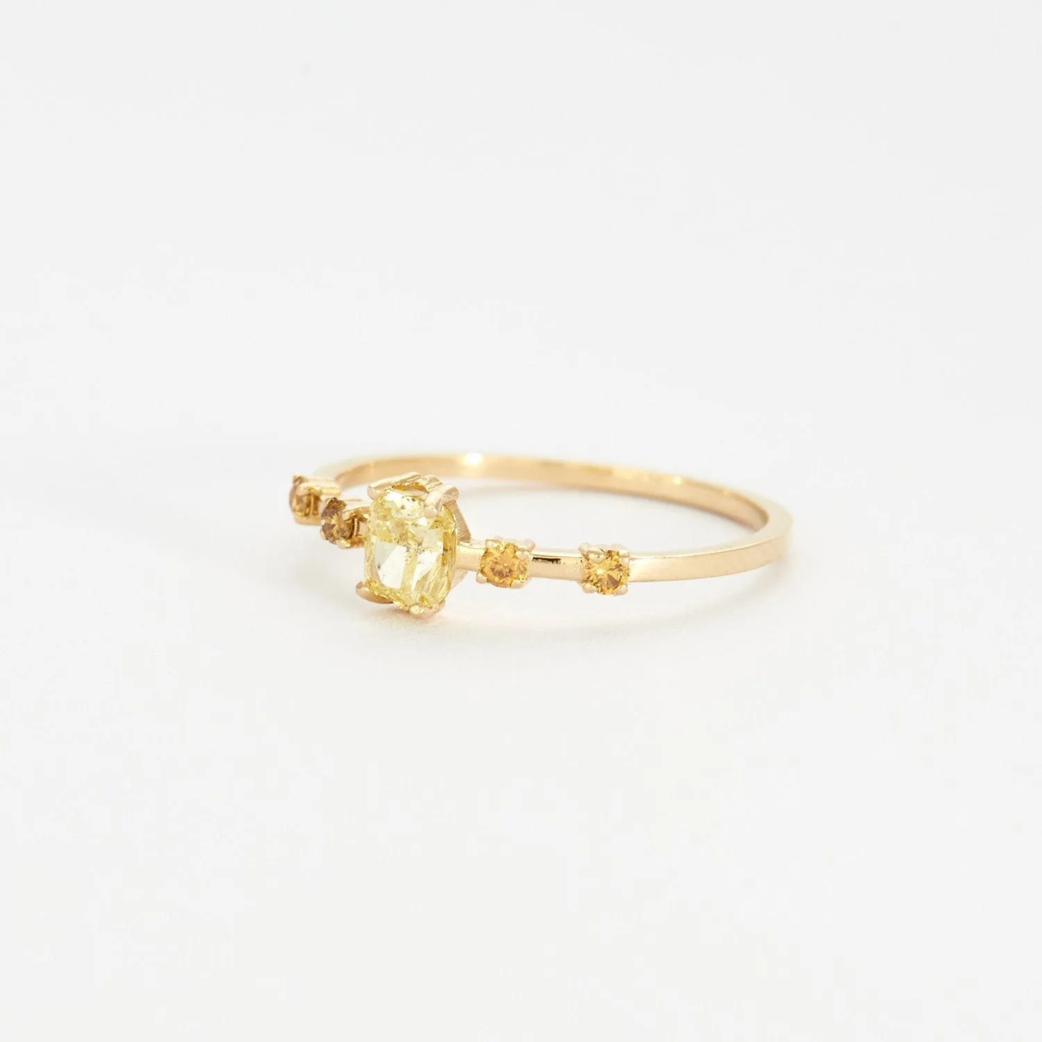 Bague en or et diamants de couleurs sold by 58 Facettes product image thumbnail 3