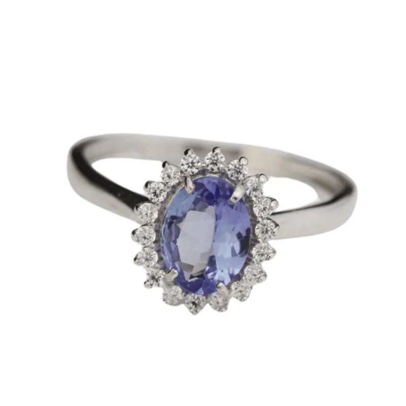 Bague Tanzanite Diamants sold by 58 Facettes