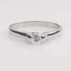 Solitaire en or blanc et Diamant sold by 58 Facettes