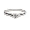 Solitaire en or blanc et Diamant sold by 58 Facettes