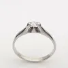 Solitaire en or blanc et Diamant sold by 58 Facettes