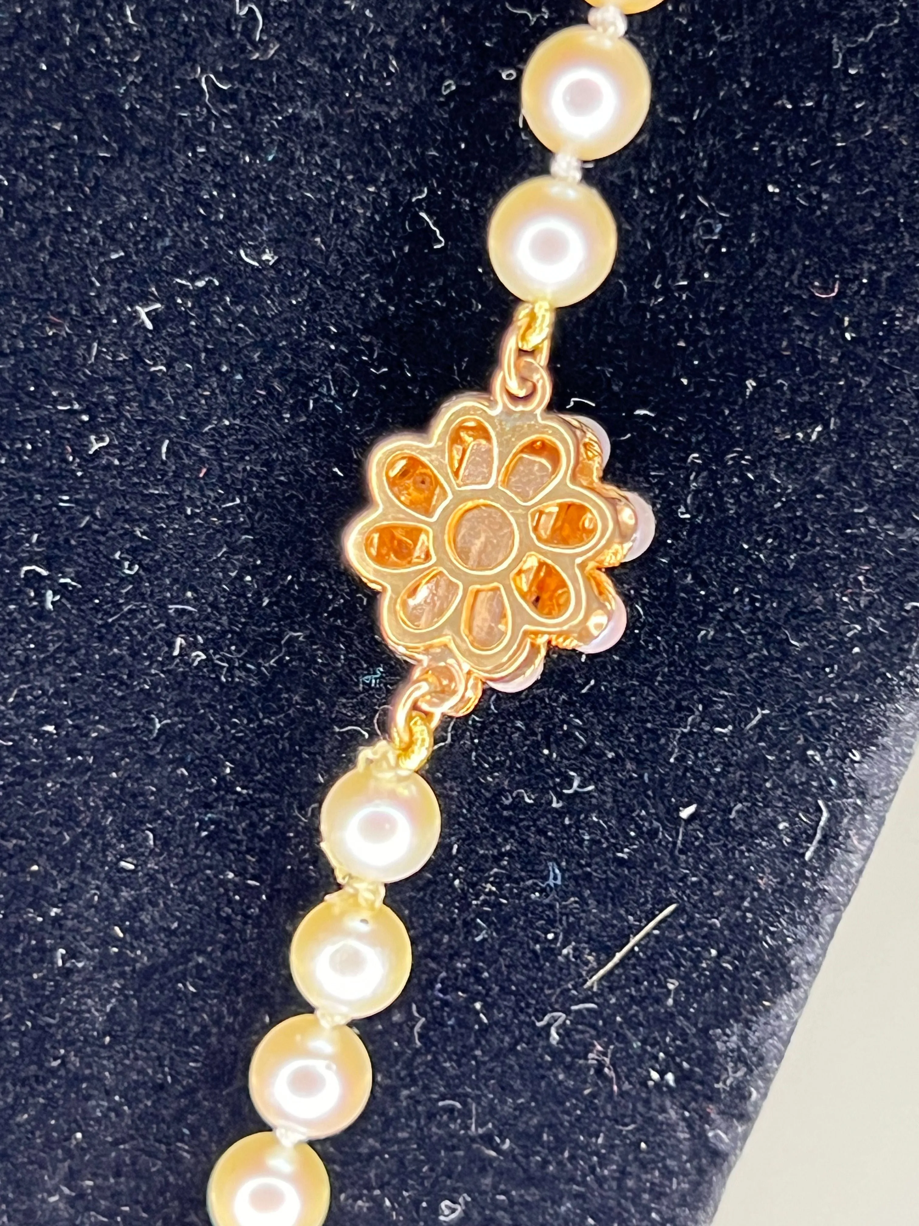 Collier 75 perles de culture Akoya fermoir perles et or sold by 58 Facettes product image thumbnail 5