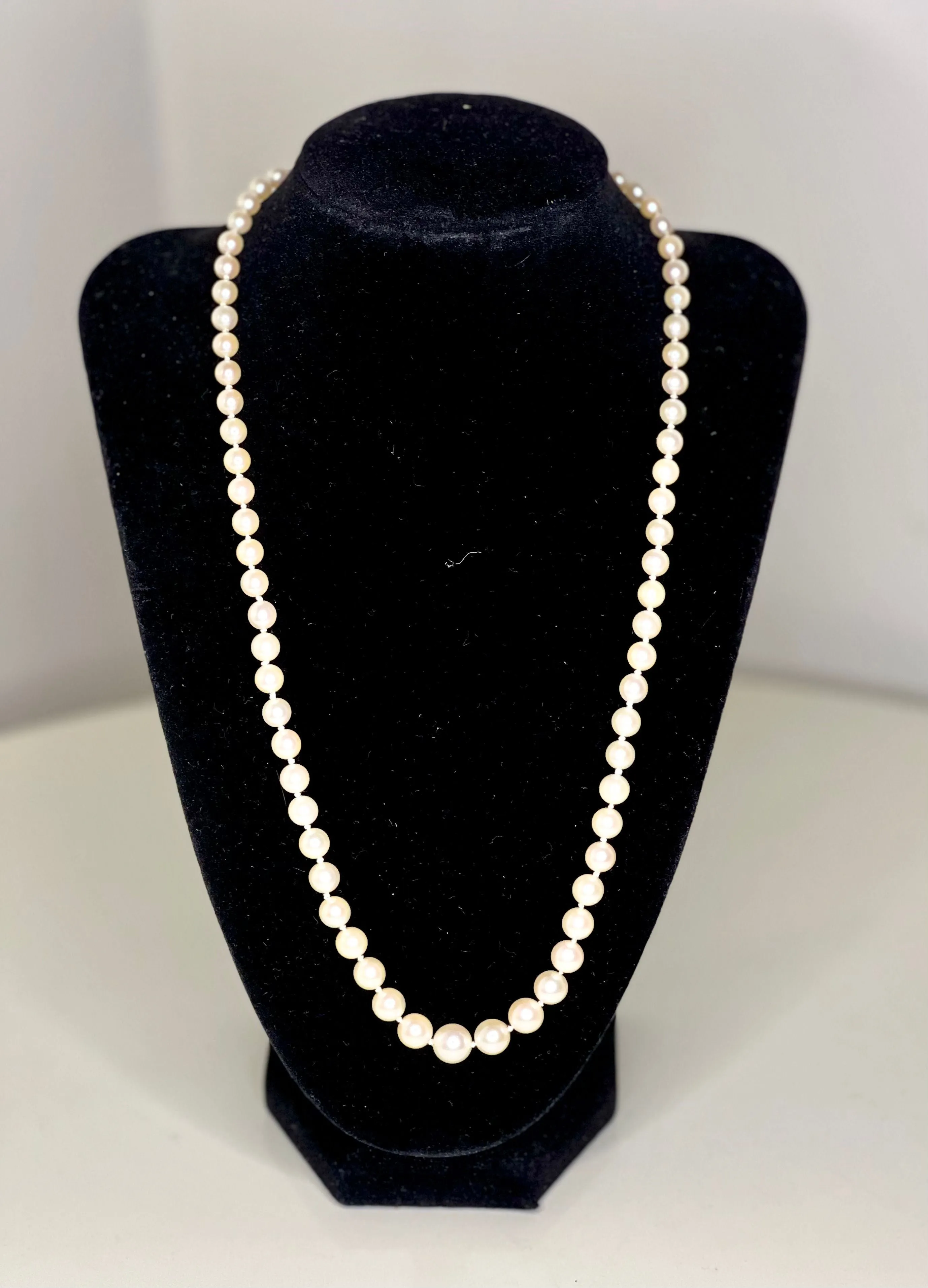 Collier 75 perles de culture Akoya fermoir perles et or sold by 58 Facettes product image thumbnail 2