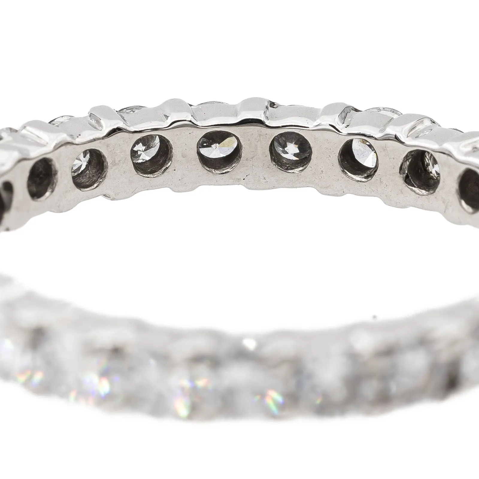 Bague Alliance Or blanc Diamant sold by 58 Facettes product image thumbnail 3