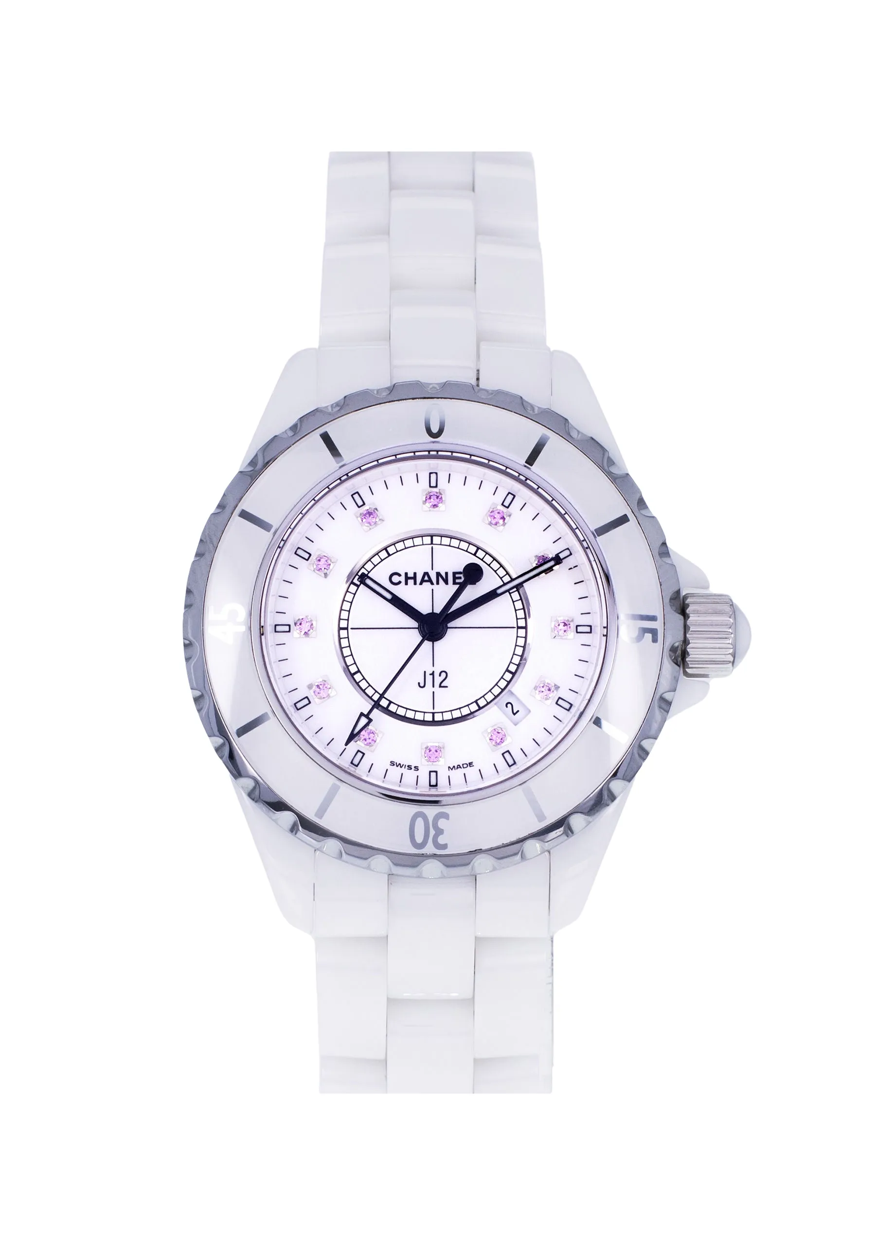 Montre CHANEL J12 Quartz Diamants 33 mm Quartz sold by 58 Facettes
