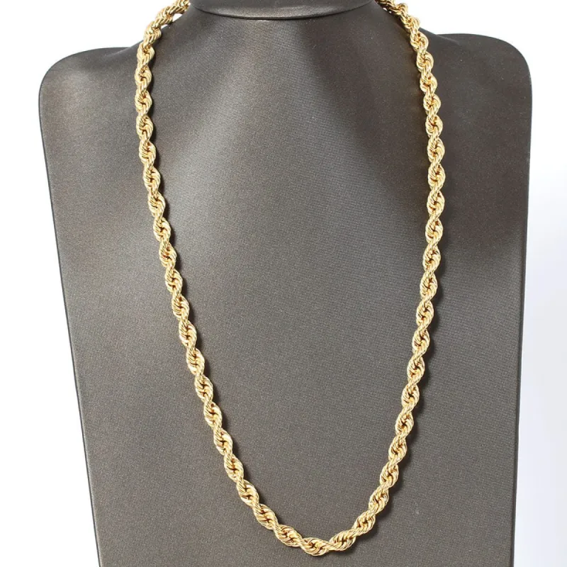 cordon semi-creux doré sold by 58 Facettes