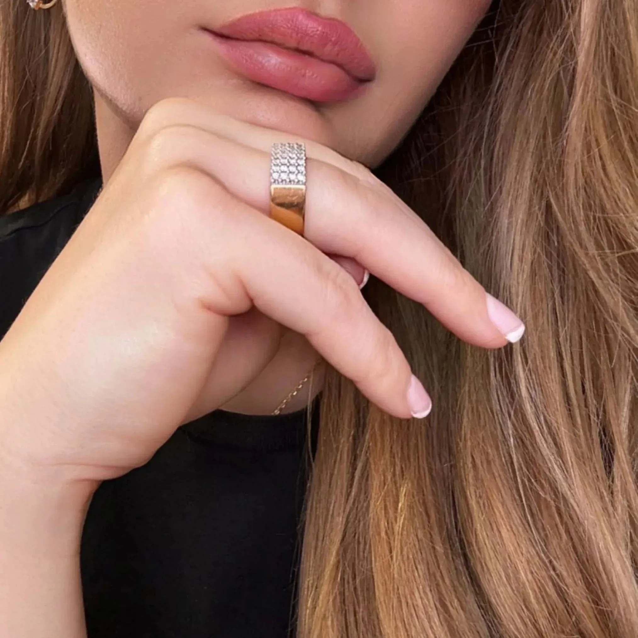 Alliance Demi-Tour Or Jaune Diamants sold by 58 Facettes product image thumbnail 2