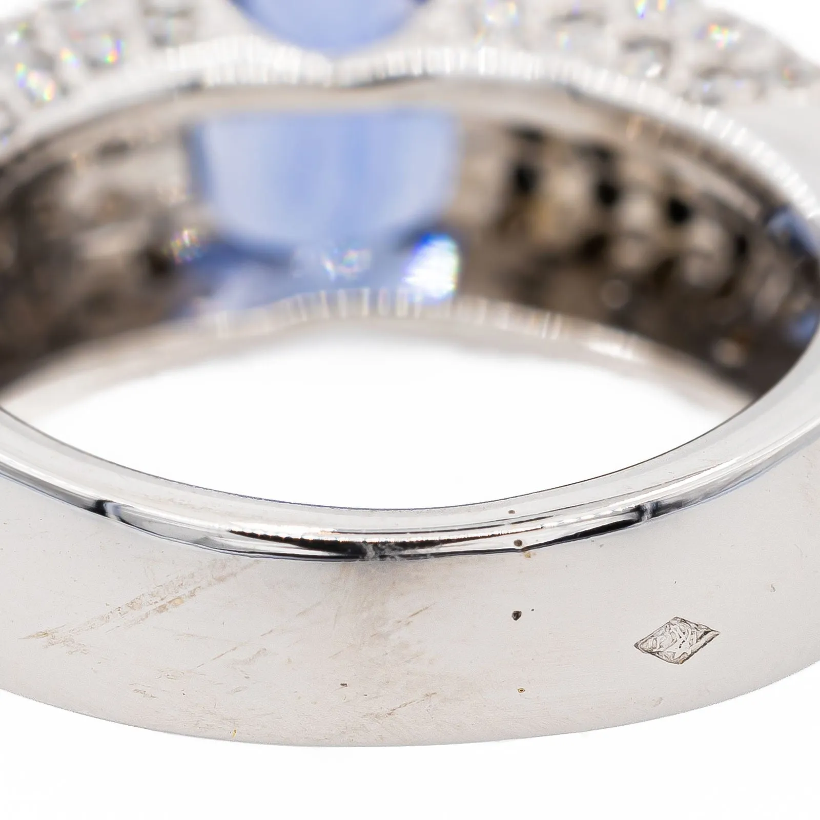 Bague Or blanc Saphir sold by 58 Facettes product image thumbnail 5