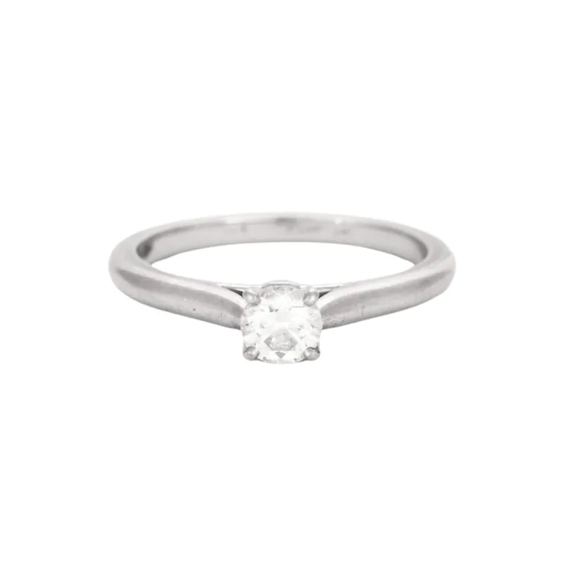 CARTIER - Bague solitaire platine 1895 et diamant sold by 58 Facettes