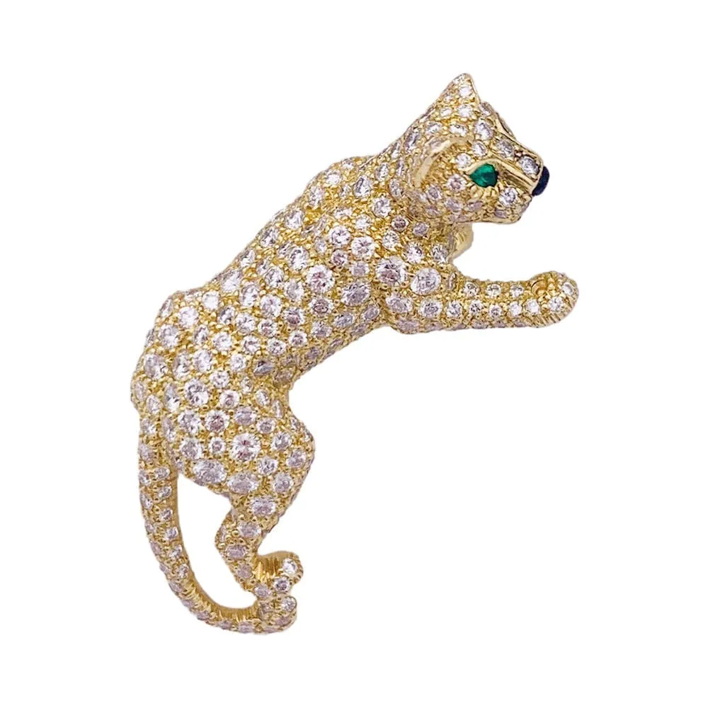 Bague Haute Joaillerie Cartier, "Panthère de Cartier", or jaune, diamants. sold by 58 Facettes product image thumbnail 3