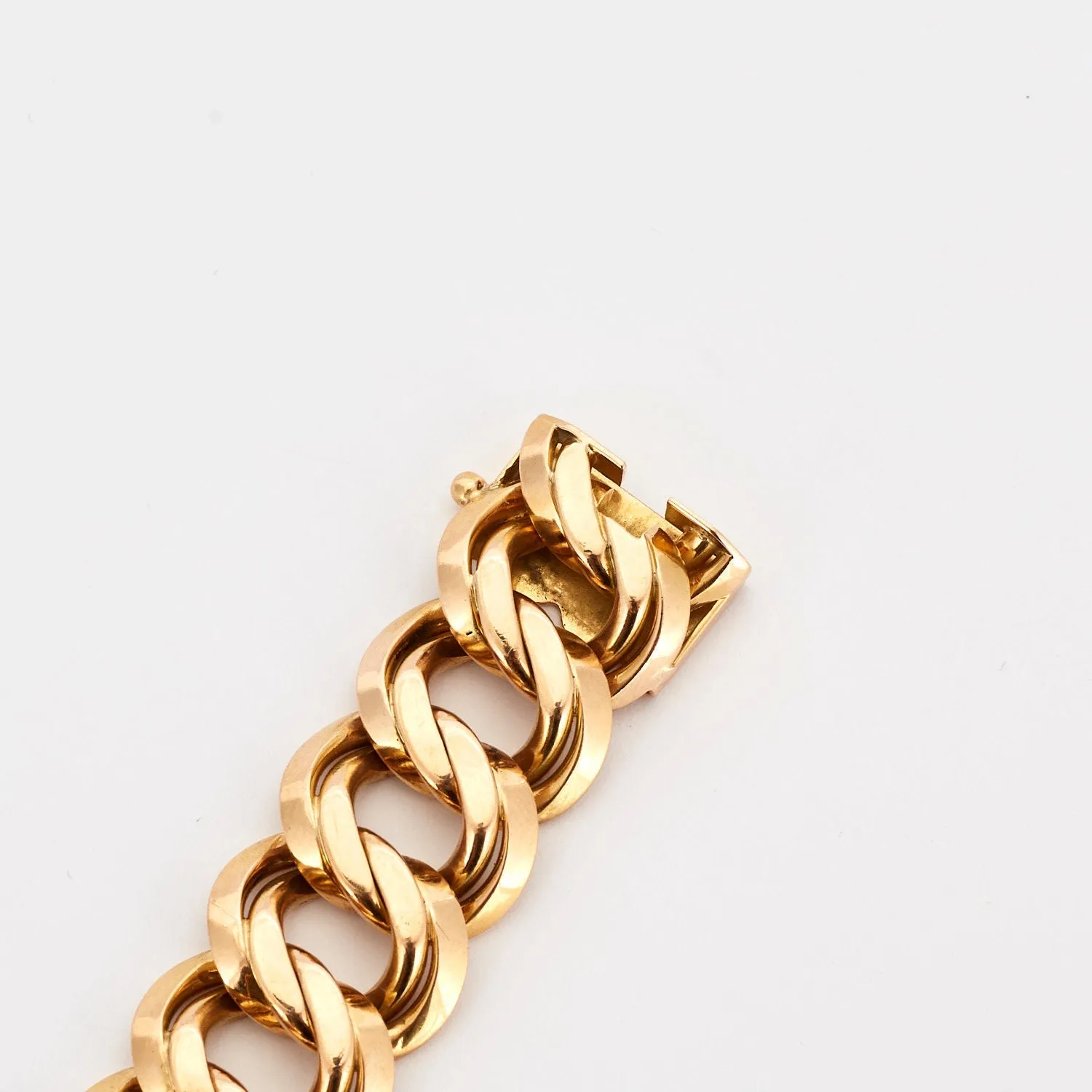 Bracelet maille américaine or rose sold by 58 Facettes product image thumbnail 3