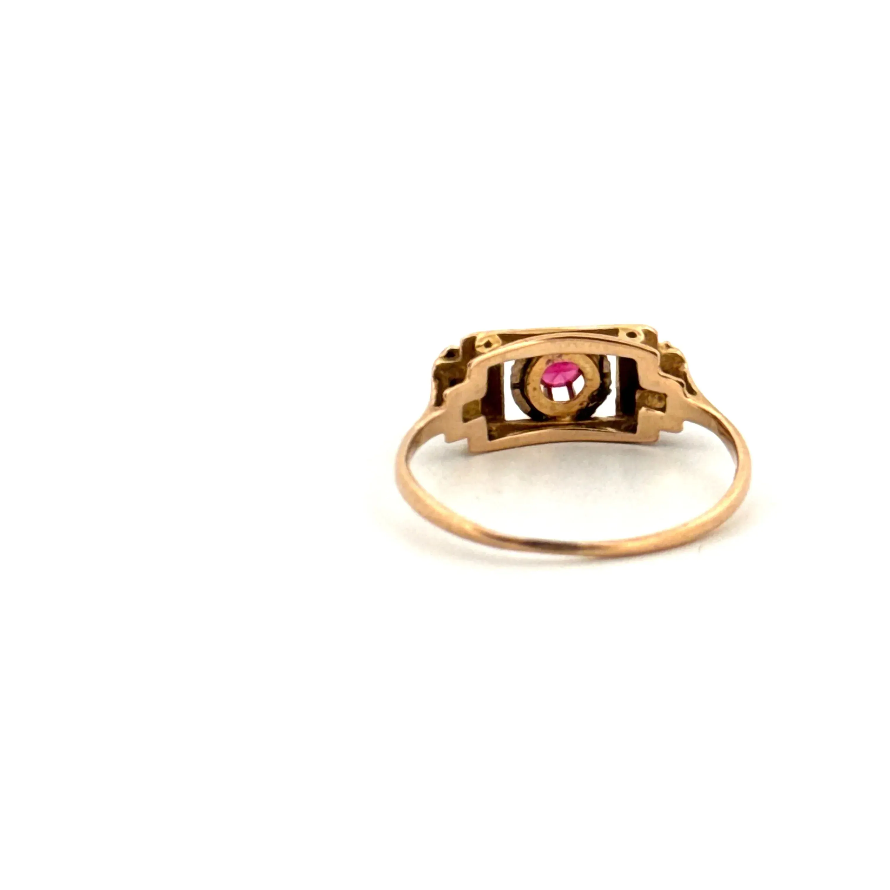 Bague Or Jaune 18k & Rubis sold by 58 Facettes product image thumbnail 5