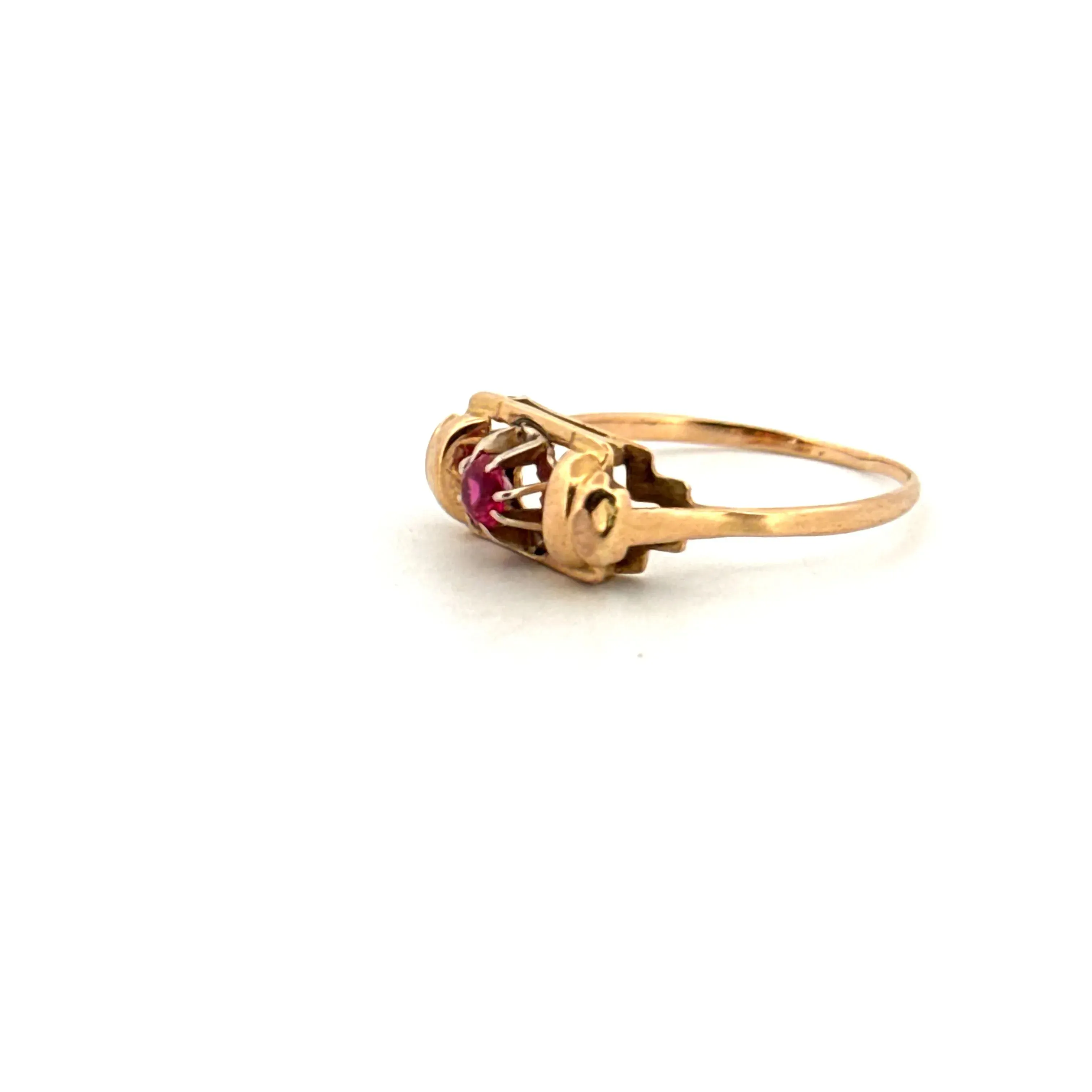 Bague Or Jaune 18k & Rubis sold by 58 Facettes product image thumbnail 3