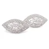 Boucles d'oreilles diamants forme marquise sold by 58 Facettes