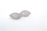 Boucles d'oreilles diamants forme marquise sold by 58 Facettes