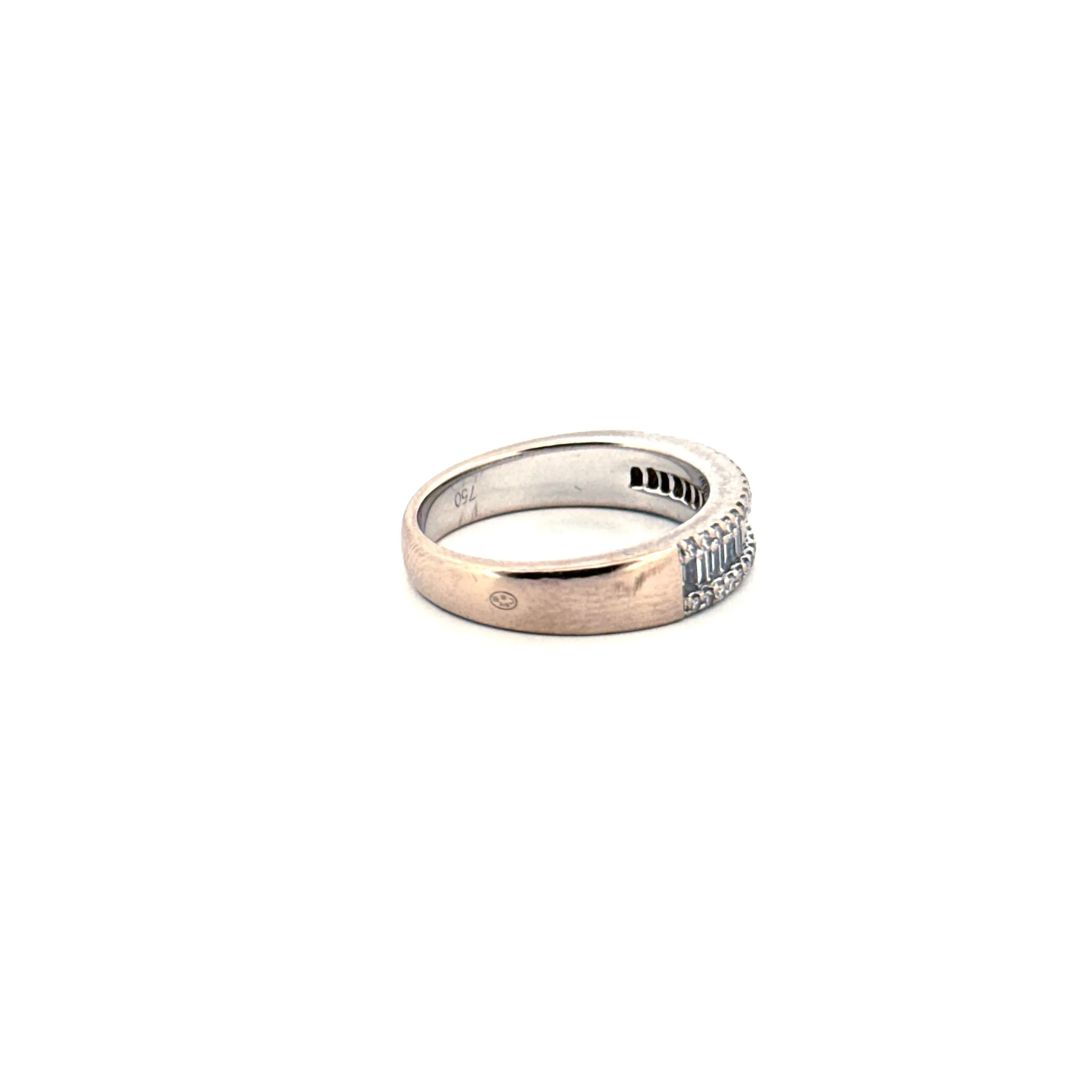 Alliance Or Blanc 18k Diamants sold by 58 Facettes product image thumbnail 4