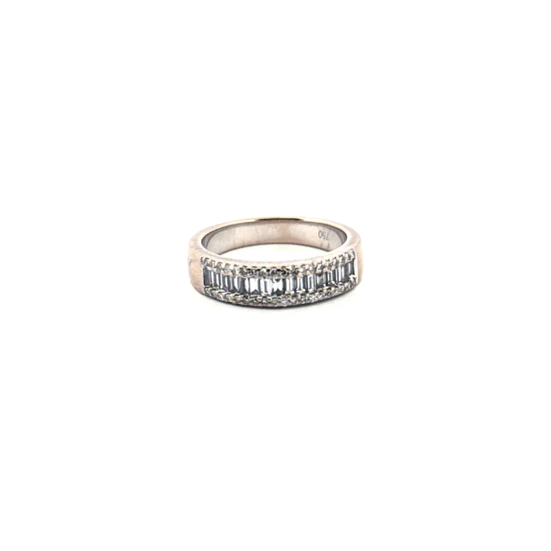 Alliance Or Blanc 18k Diamants sold by 58 Facettes
