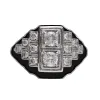 Bague style Art déco Or gris Diamants sold by 58 Facettes