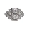 Bague style Art déco Or gris Diamants sold by 58 Facettes