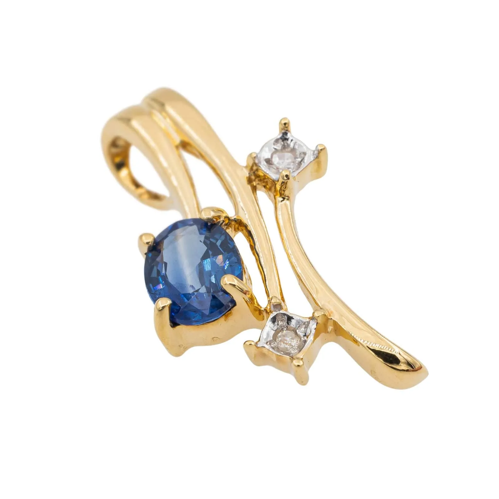 Pendentif Or jaune Saphir sold by 58 Facettes product image thumbnail 2