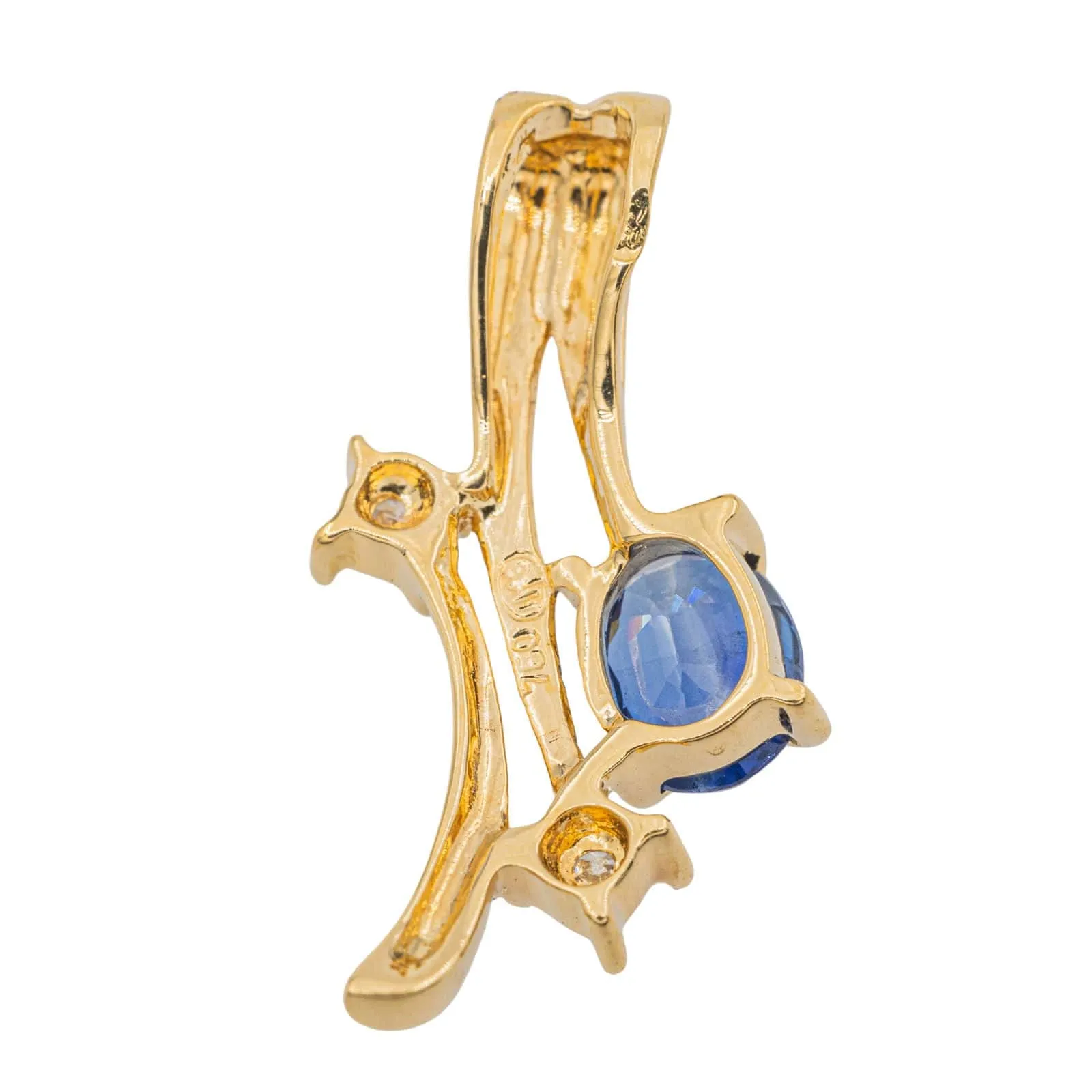 Pendentif Or jaune Saphir sold by 58 Facettes product image thumbnail 3