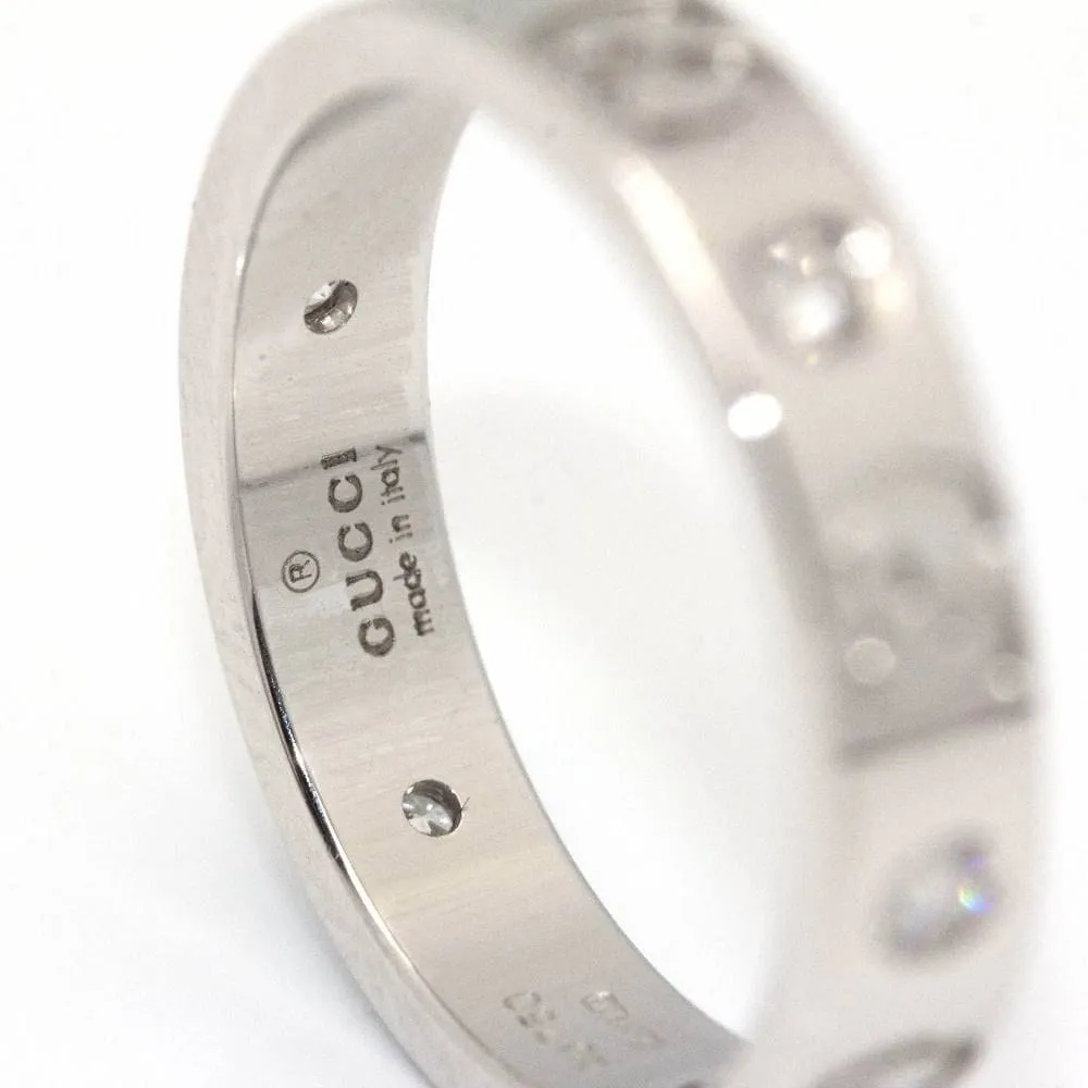 GUCCI - Bague "Icon" Or blanc Diamants sold by 58 Facettes product image thumbnail 3