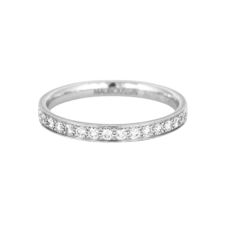MAUBOUSSIN - Alliance Lovissime or gris et diamants sold by 58 Facettes