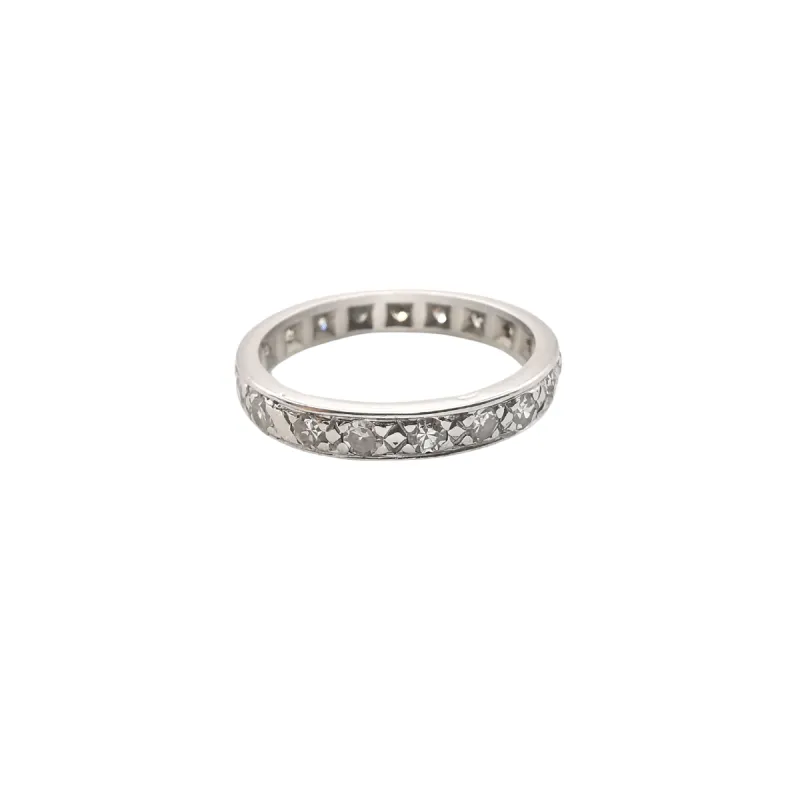 Alliance américaine Or blanc Diamants sold by 58 Facettes