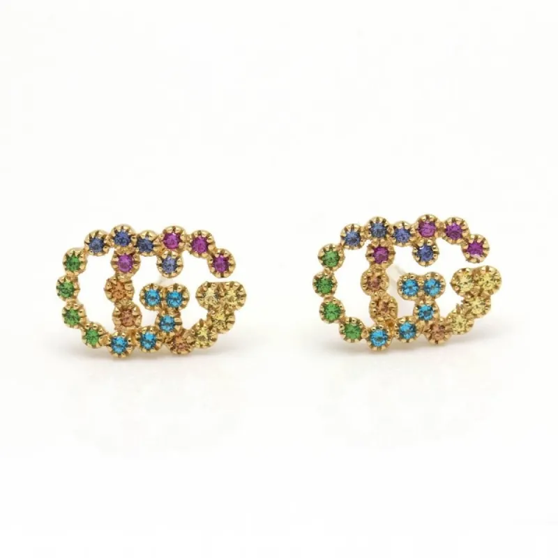 GUCCI - Boucles d'oreilles Or jaune Saphirs made by 58 Facettes