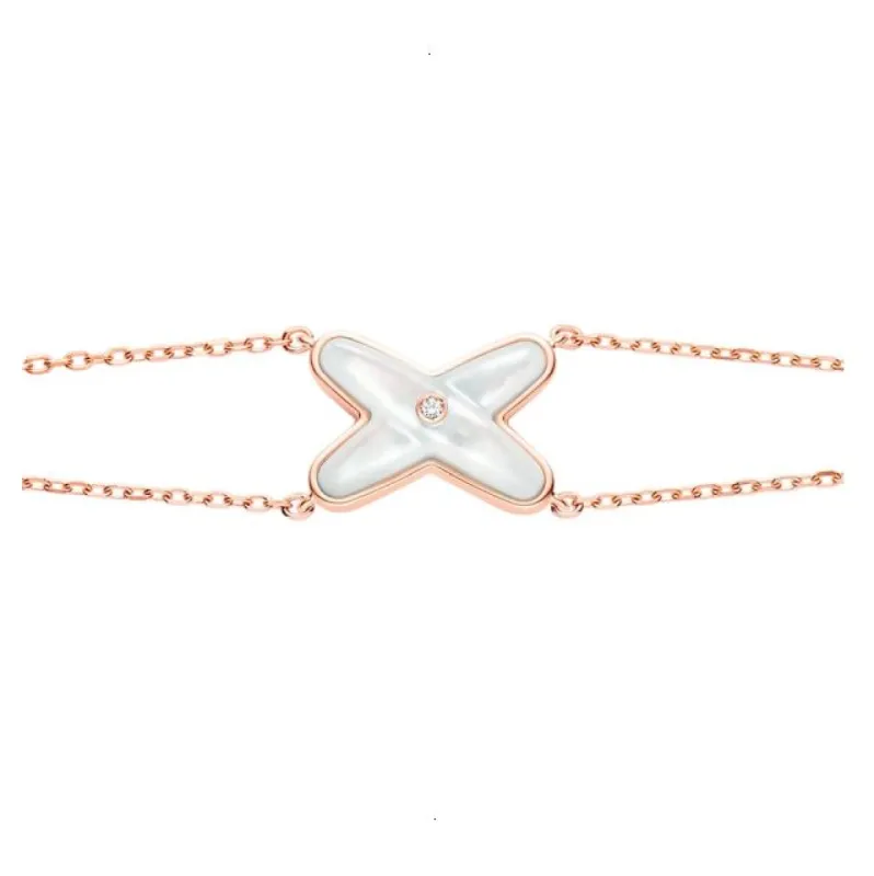 CHAUMET - Bracelet Liens Or rose Diamant Nacre sold by 58 Facettes